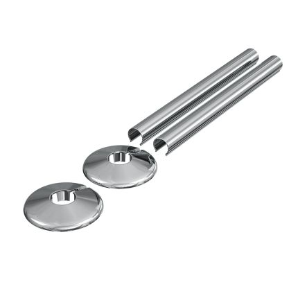 Cubre Tuberías para Radiadores con Clips - Disponible en una Selección de Acabados