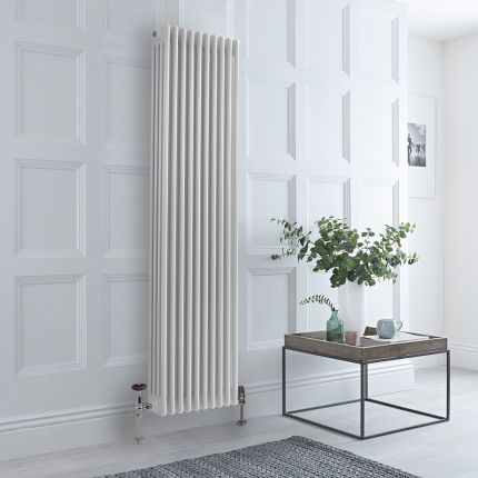 Radiador Tradicional Verticall de 1800mm x 470mm en Blanco - Columnas Cuádruples - Regent