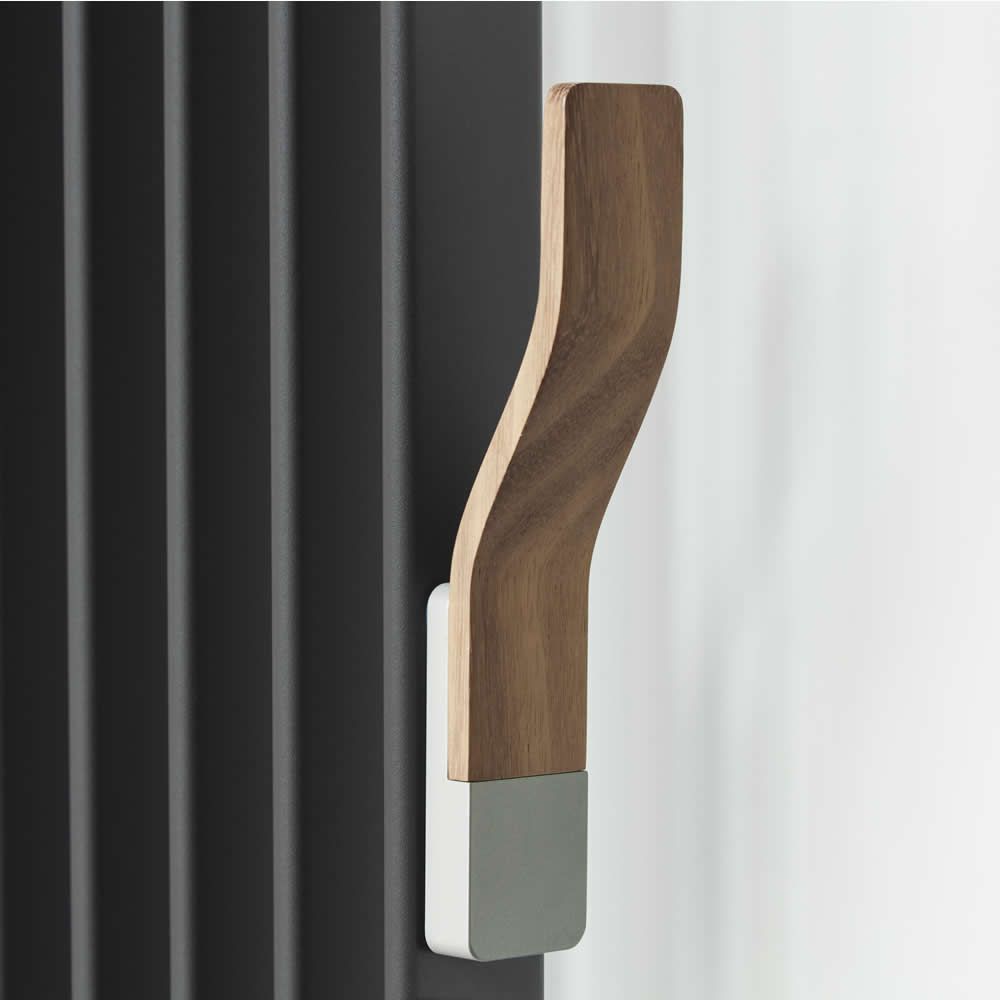 Colgador Perchero Para Radiadores y Radiadores Toallero de Diseño - Wood