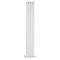 Radiador de Diseño Vertical Doble - Blanco - 1400mm x 236mm x 78mm - 696 Vatios - Revive