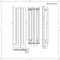 Radiador de Diseño Vertical - Aluminio - Antracita - 1600mm x 550mm - 1449 Vatios - Laeto