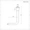 Kit con Tubo de Descarga para WC con Cisterna Baja - Oro Cepillado -  Elizabeth