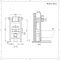 Estructura de Montaje para WC Inodoro Suspendido de 820x400mm Completa con Cisterna