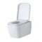 Inodoro WC Cuadrado Moderno Suspendido 300x350x510mm y Tapa con Cierre Amortiguado – Milton