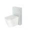 Kit para Inodoro Adosado Blanco de 500mm Completo con Inodoro WC Japonés Inodoro-Bidé Inteligente - Saru