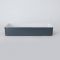 Lavabo de Cerámica de Sobre Encimera Rectangular de 600mm x 340mm Color Gris Piedra Perfecto para Cualquier Encimera – Witton