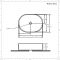 Lavabo Sobre Encimera Oval de Cerámica 480x350mm - Otterton