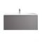 Mueble de Lavabo Mural Moderno de 800mm Color Gris Opaco con Lavabo Integrado para Baño Disponible con Opción LED- Newington