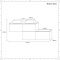 Mueble con Lavabo Doble Mural Asimétrico con 2 Lavabos Sobre Encimera Rectangulares - Color Roble Dorado - 1800mm - Opción LED - Newington