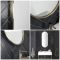 Espejo Mural Oval Oro Cepillado - 1000mm x 400mm