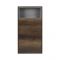 Mueble para Inodoro de 1150mm Color Roble Oscuro con Diseño Abierto - Hoxton
