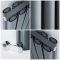Radiador de Diseño Vertical - Antracita - 1800mm - Aluminio - Disponible en Distintas Medidas - Revive Air