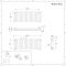 Radiador de Diseño Horizontal Doble - Antracita - 400mm x 1180mm x 78mm -1238 Vatios – Revive