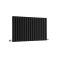 Radiador de Diseño Horizontal Negro Mate - Altura 635mm - Disponible en Distintos Tamaños -  Revive
