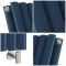Radiador de Diseño Eléctrico Vertical - Color Azul (Deep Sea Blue) - Disponible en Distintas Medidas, Opción de Termostato y Oculta Cables - Revive