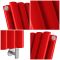 Radiador de Diseño Eléctrico Vertical - Color Rojo (Siamese Red) - Disponible en Distintas Medidas, Opción de Termostato y Oculta Cables - Revive