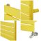 Radiador Toallero Plano Amarillo (Dandelion Yellow) - Lustro