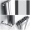 Radiador de Diseño - Vertical Con Espejo - Antracita- 1600mm x 385mm - 1474 Vatios - Sloane