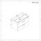 Mueble de Lavabo Suspendido con Acabado Color Efecto Roble 900x480x600mm con Lavabo Integrado - Langley