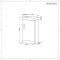 Mueble de Lavabo de Pie Compacto Blanco de 400mm Completo con Lavabo - Cluo