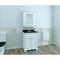 Mueble para Lavabo Tradicional de 600mm Completo con Lavaboy Encimera de Color Negro - Disponible en Distintos Acabados y con Variedad de Agujeros para la Grifería - RAK Washington x Hudson Reed