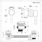 Mezclador de Ducha Manual de 1 Salida Moderno Completo con Llenador de Bañera para Rebosadero con Válvula de Desagüe - Cromado - Como