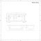 Bañera Rectangular Acrílica Blanca de 1700x750mm Estilo Retro - Richmond