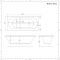 Bañera Rectangular Acrílica Blanca Diseño Contemporánero de 1700x750mm