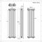 Radiador Tradicional Horizontal de 1800mm x 380mm en Antracita - Columnas Cuádruples - Regent