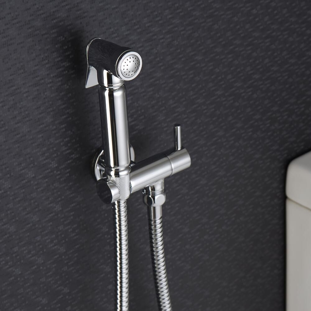 Kit de ducha higiénico para limpieza de inodoros modelo redondo Tecom  KITIDROR