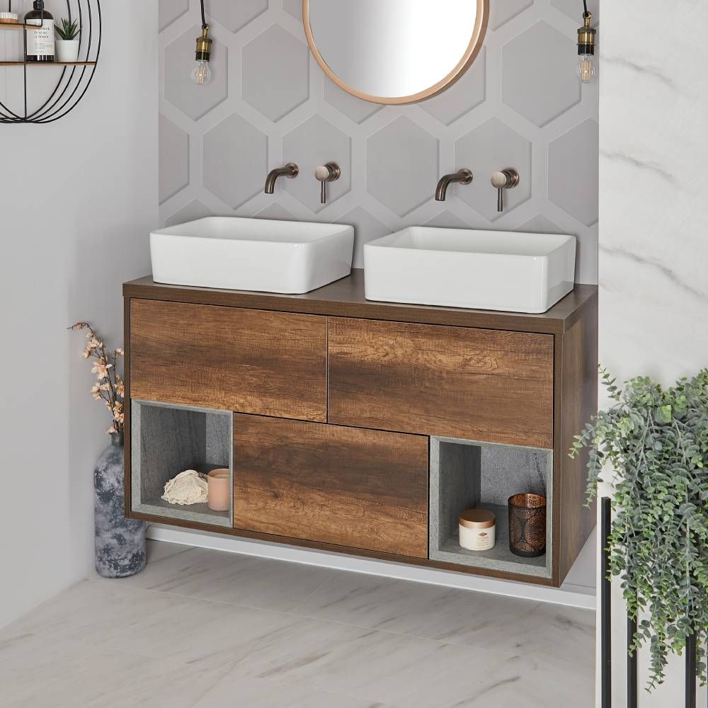 Mueble lavabo Mural Solid Surface