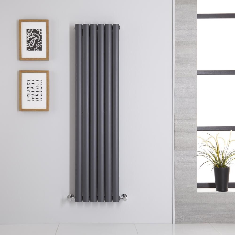 Radiador de Diseño Vertical (Panel Doble) 1400mm x 354mm - Antracita - Revive