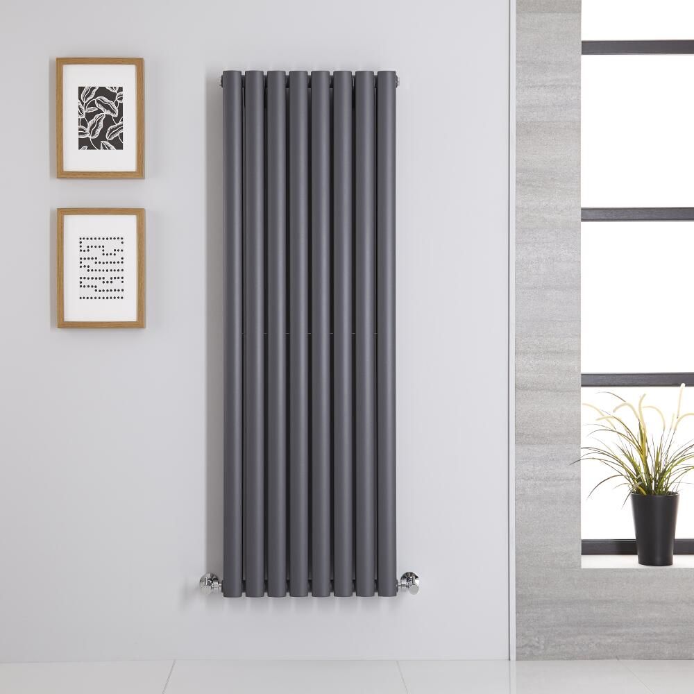 Radiador de Diseño Vertical (Panel Doble) 1400mm x 472mm - Antracita - Revive