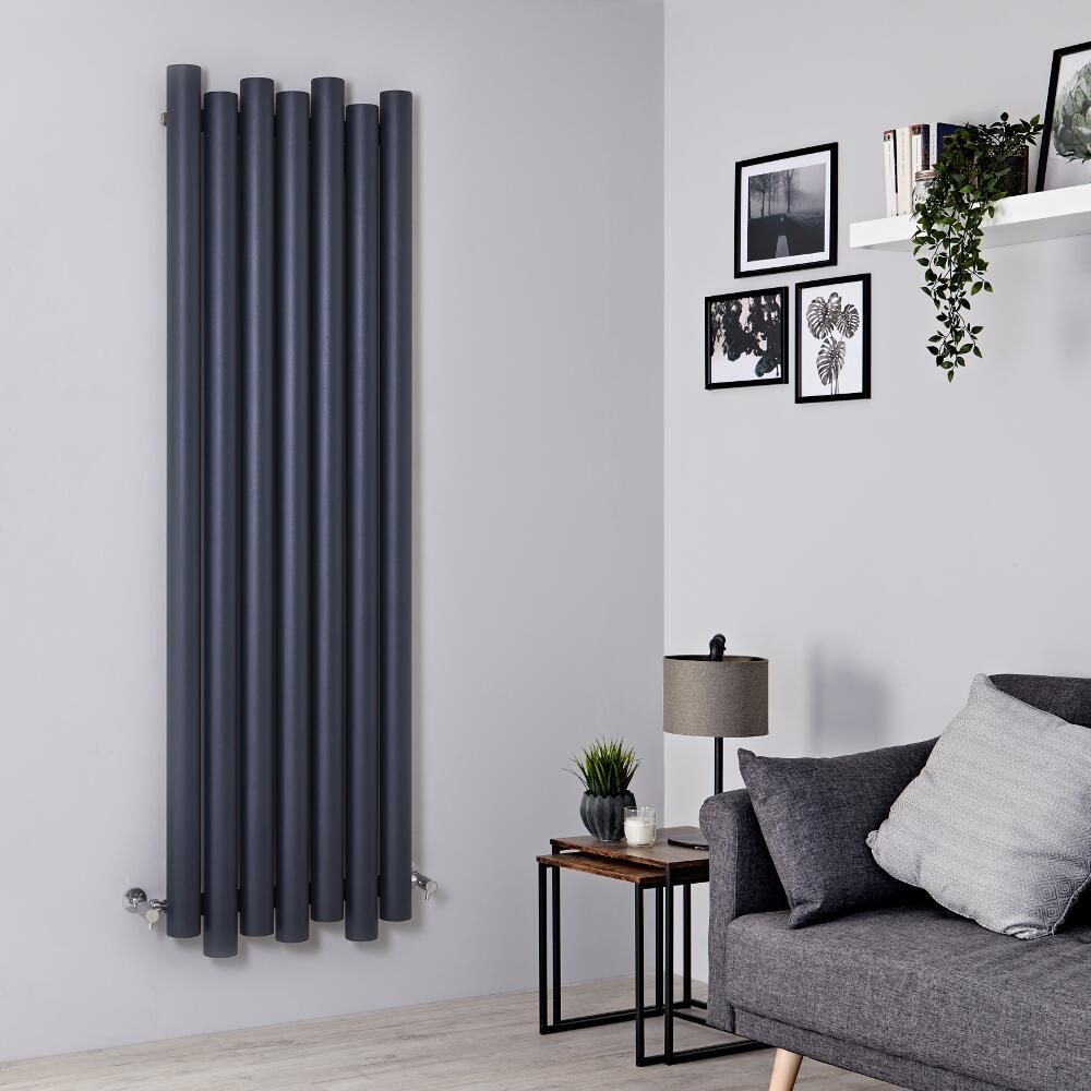 Radiador de Diseño Vertical (Panel Único) - 1800mm x 550 mm - Antracita - Laeto
