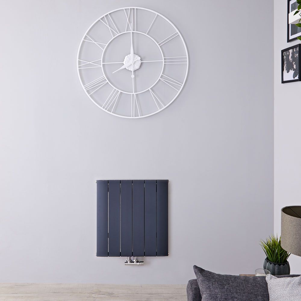 Radiador de Diseño Horizontal (Panel Único) - 600mm x 565 mm - Antracita - Aurora