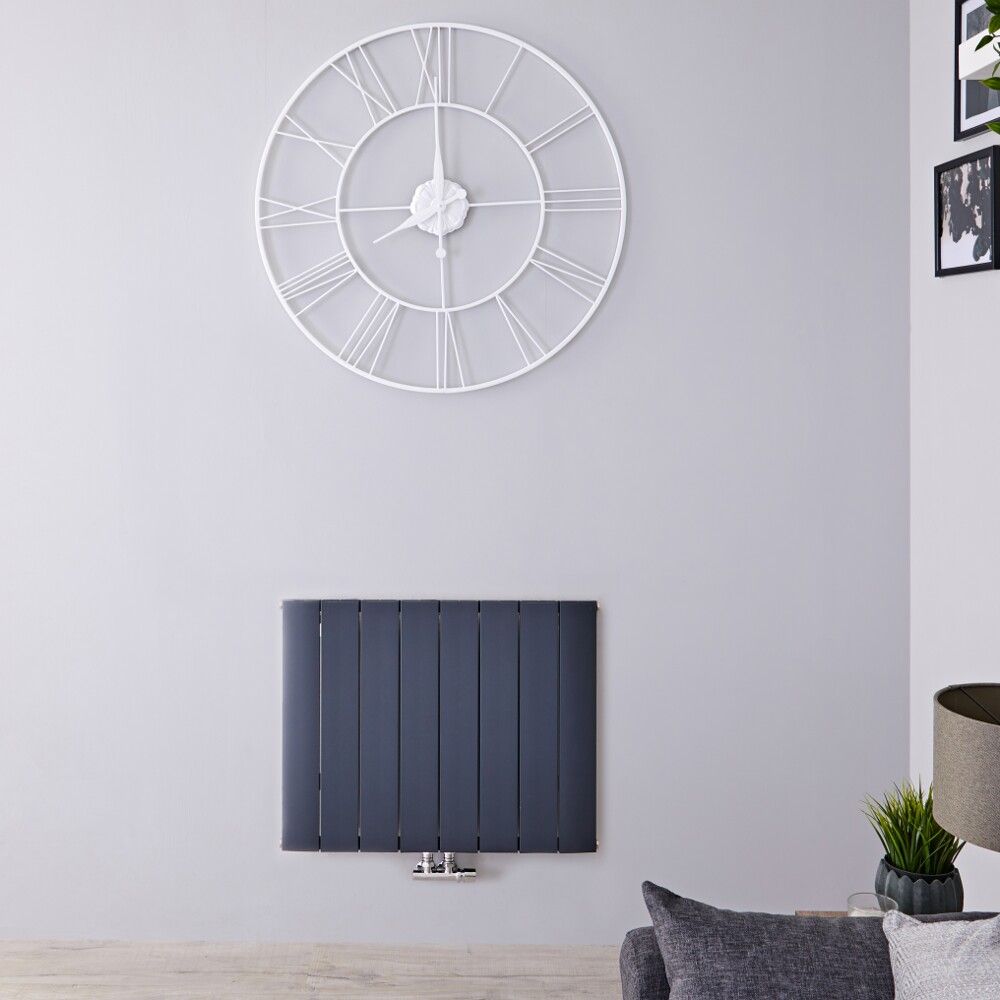 Radiador de Diseño Horizontal (Panel Único) - 600mm x 755 mm - Antracita - Aurora
