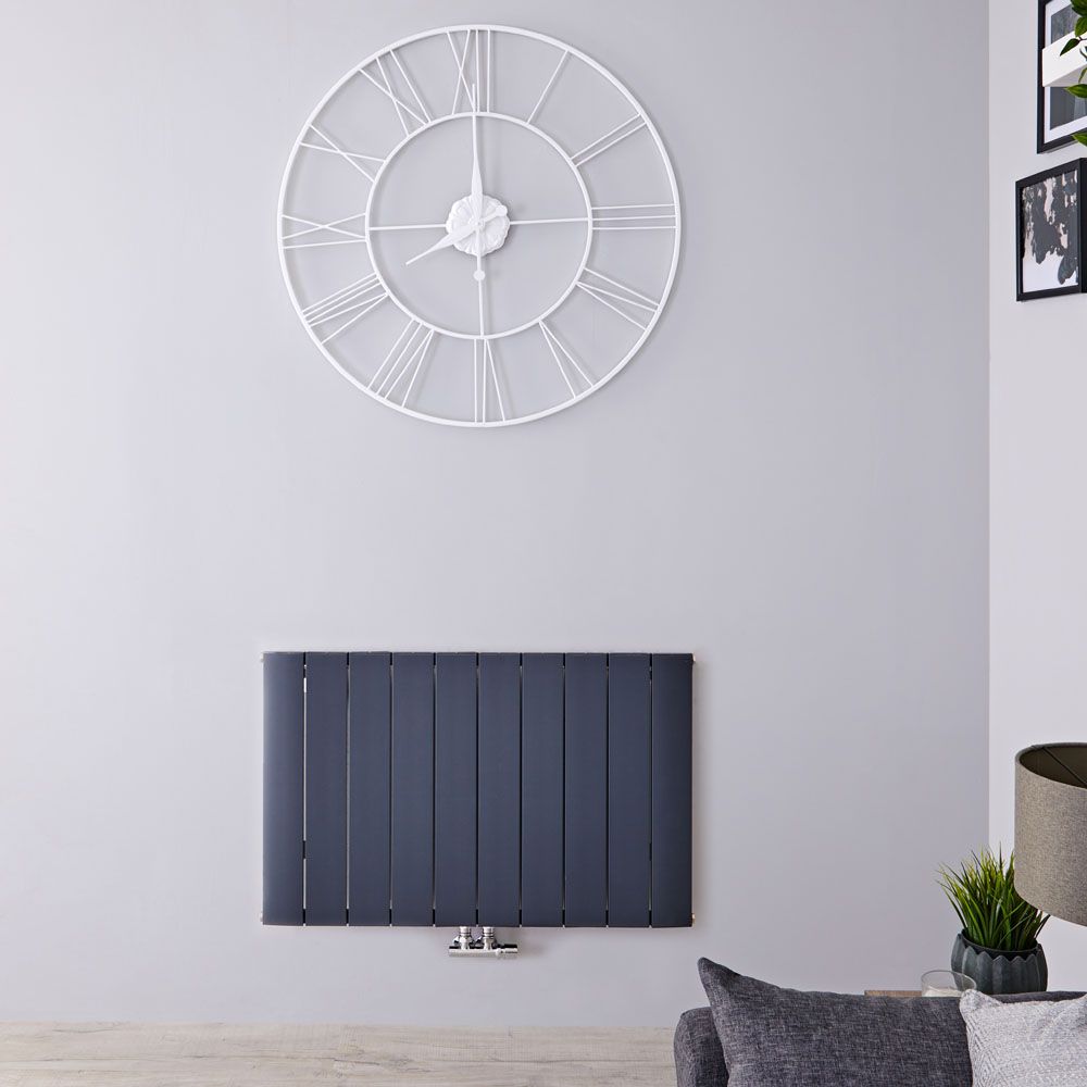 Radiador de Diseño Horizontal (Panel Único) - 600mm x 945 mm - Antracita - Aurora