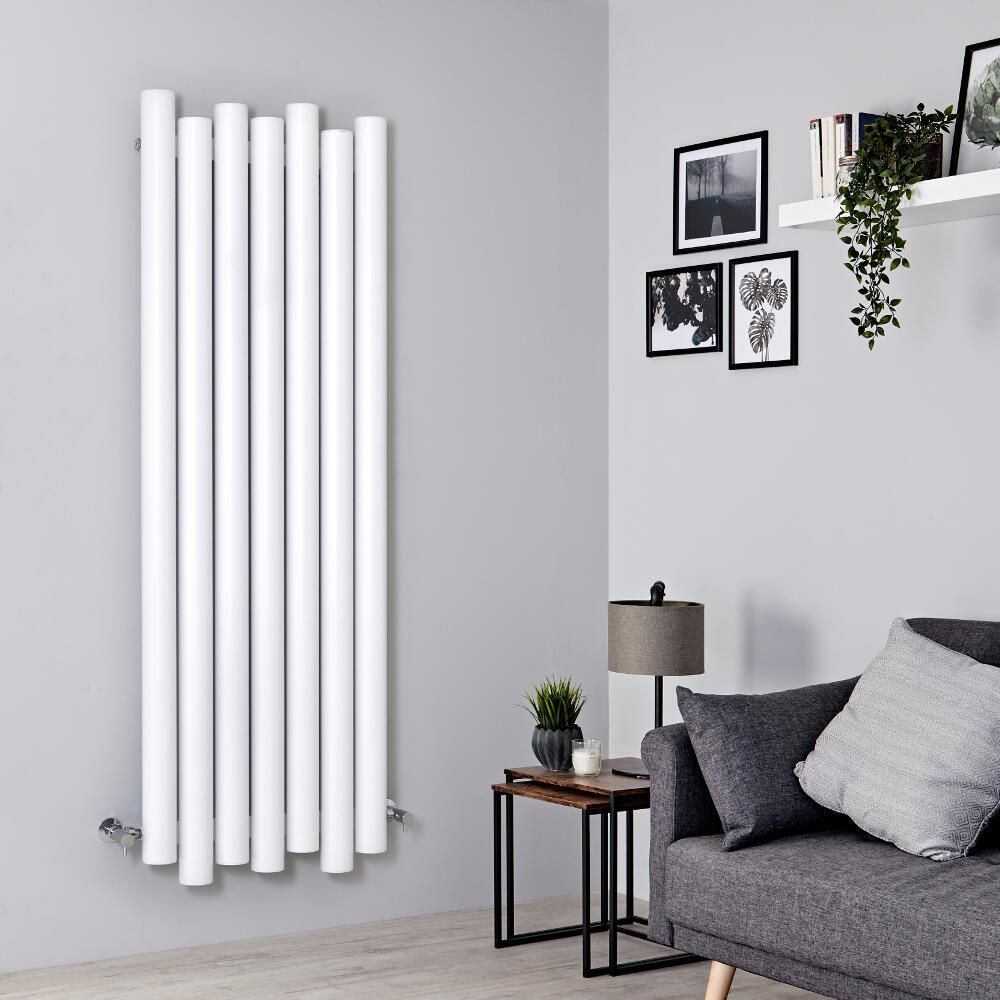 Radiador de Diseño Vertical (Panel Único) - 1600mm x 550 mm - Blanco - Laeto