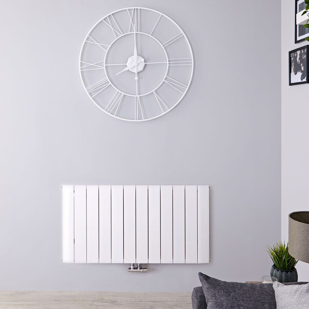 Radiador de Diseño Horizontal - 600mm x 1135 mm - Blanco - Aurora