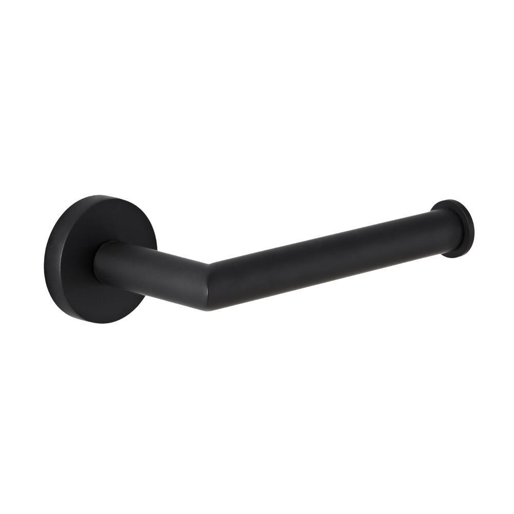 Porta Papel Higiénico de Color Negro con Acabado Opaco para WC - Nox
