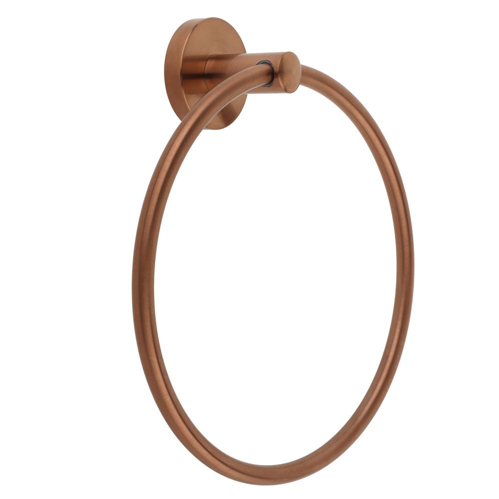 Toallero de Pared en Aro - Cobre Satinado - Alara
