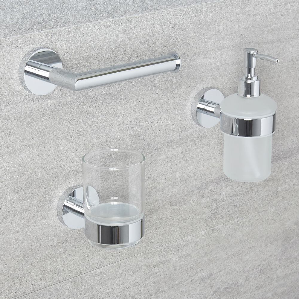  Conjunto de 3 Accesorios Modernos Para Cuarto de Baño - Prise