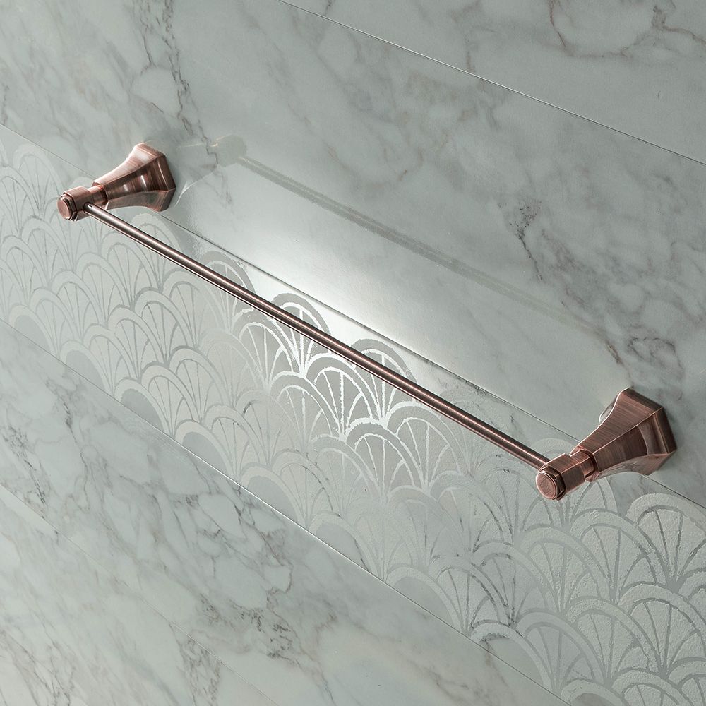 Barra Porta Toallas en Estilo Art Deco 600mm - Disponible en Una Selección de Acabados - Earlham