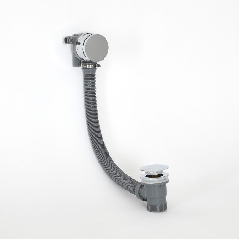 Llenador de Bañera para Rebosadero Moderno con Válvula de Desagüe - Disponible en Distintos Acabados