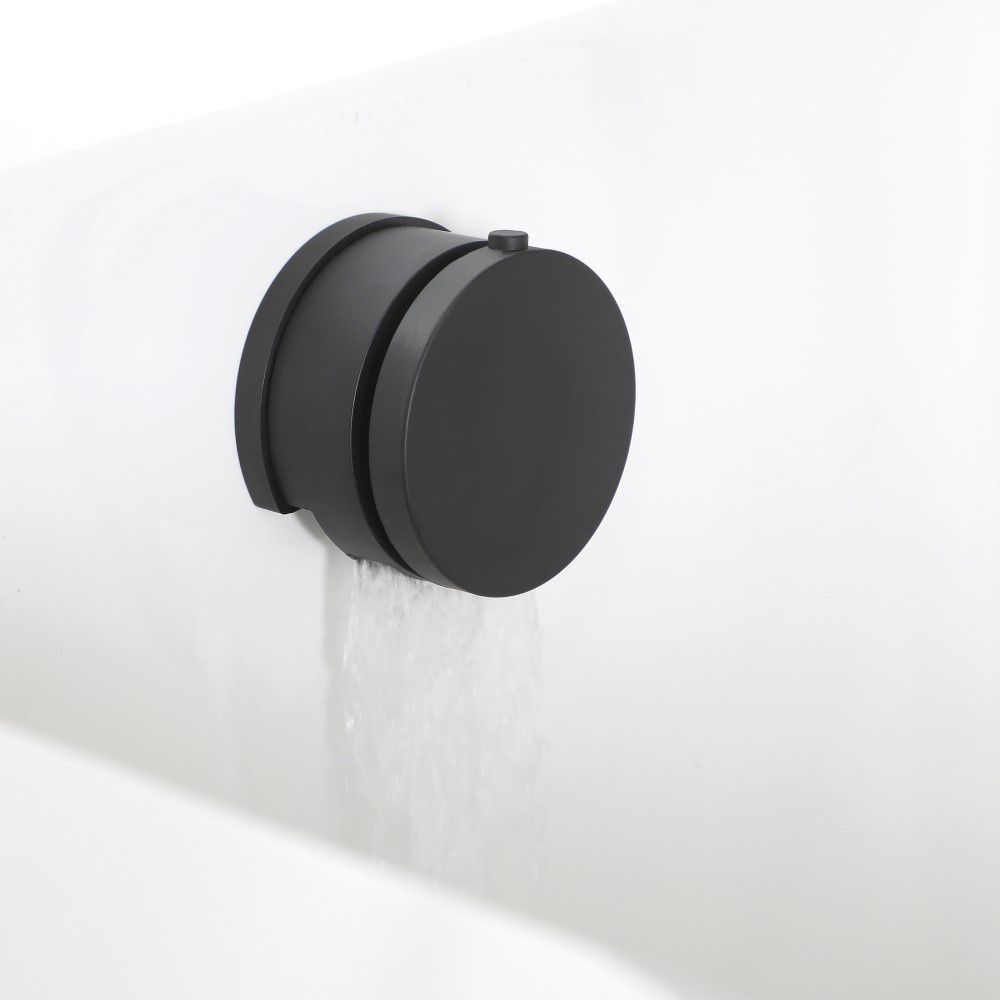 Llenador de Bañera para Rebosadero Moderno con Válvula de Desagüe - Disponible en Distintos Acabados