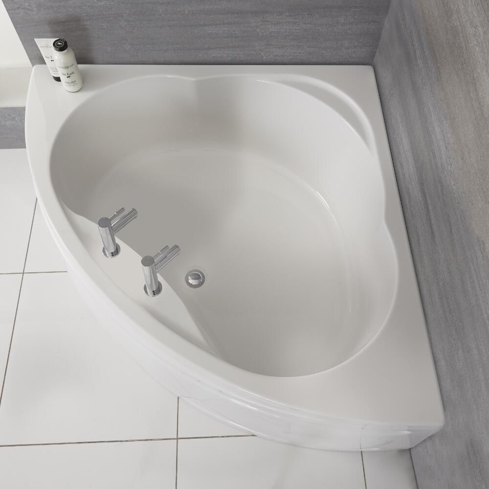Bañera Angular Acrílica 120x120cm con Faldón