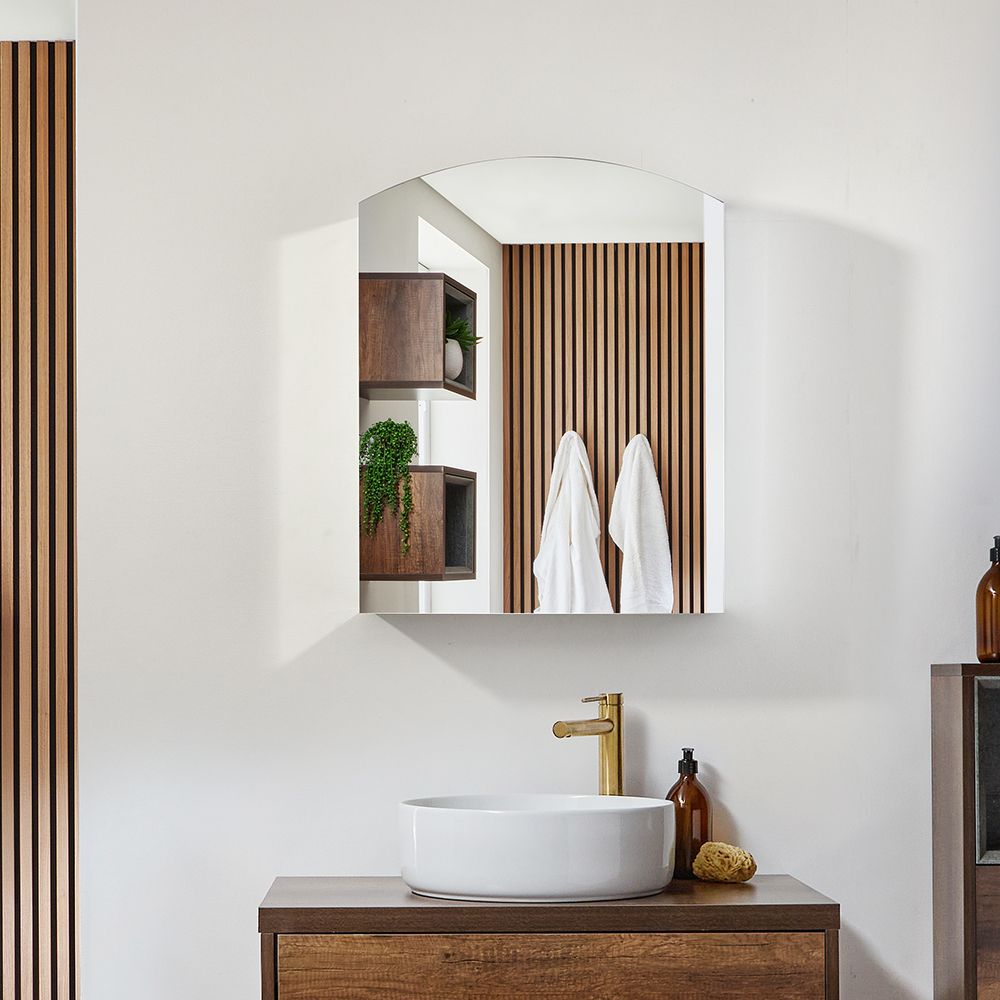 Armario de Baño con Espejo - 600mm x 750mm - Raya