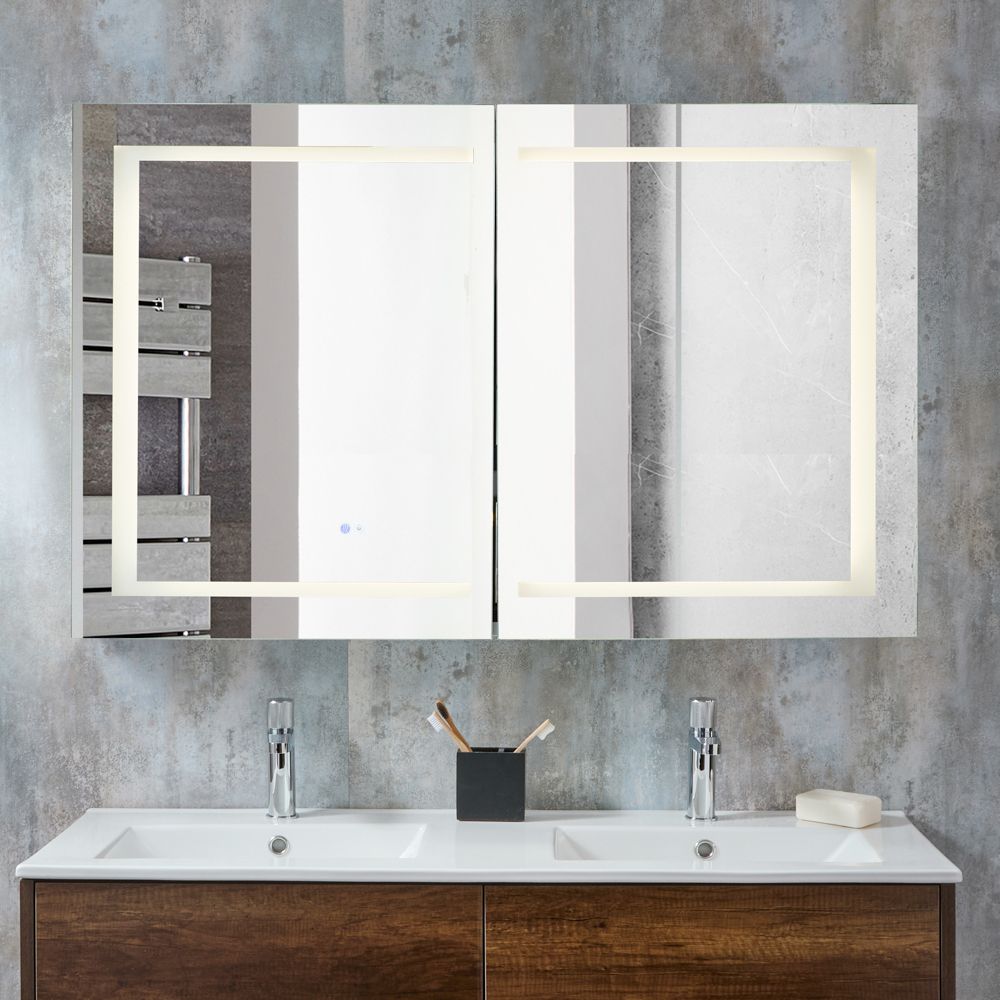 Armario de Baño con Espejo con Luz LED - 1200mm x 750mm - Athos