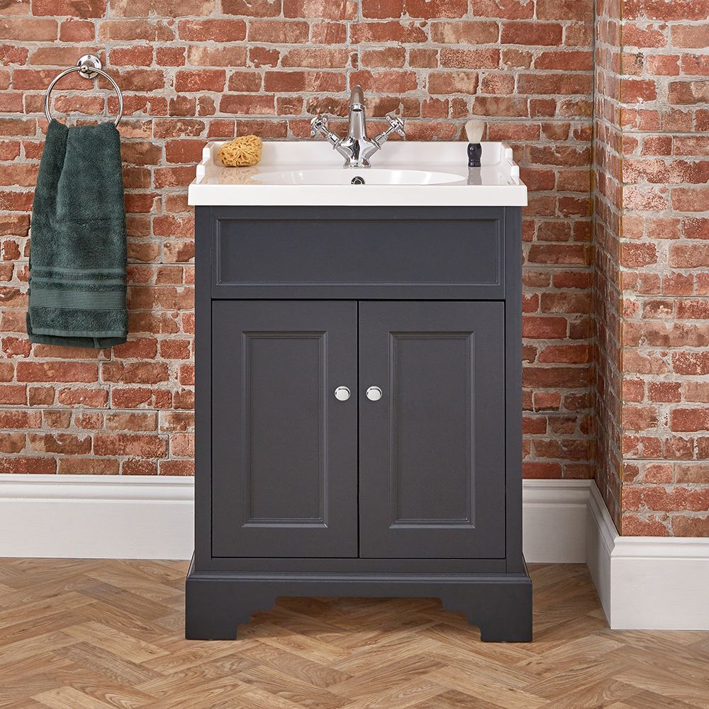 Mueble de Lavabo - Completo con Lavabo - Selección de Acabados, Tamaños y Manija - Thornton