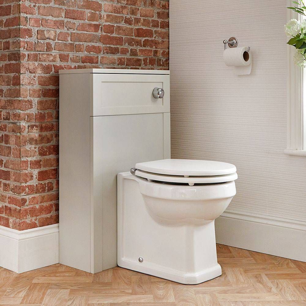 Mueble de WC  de Suelo Tradicional Gris Ahumado  de 500mm - Thornton